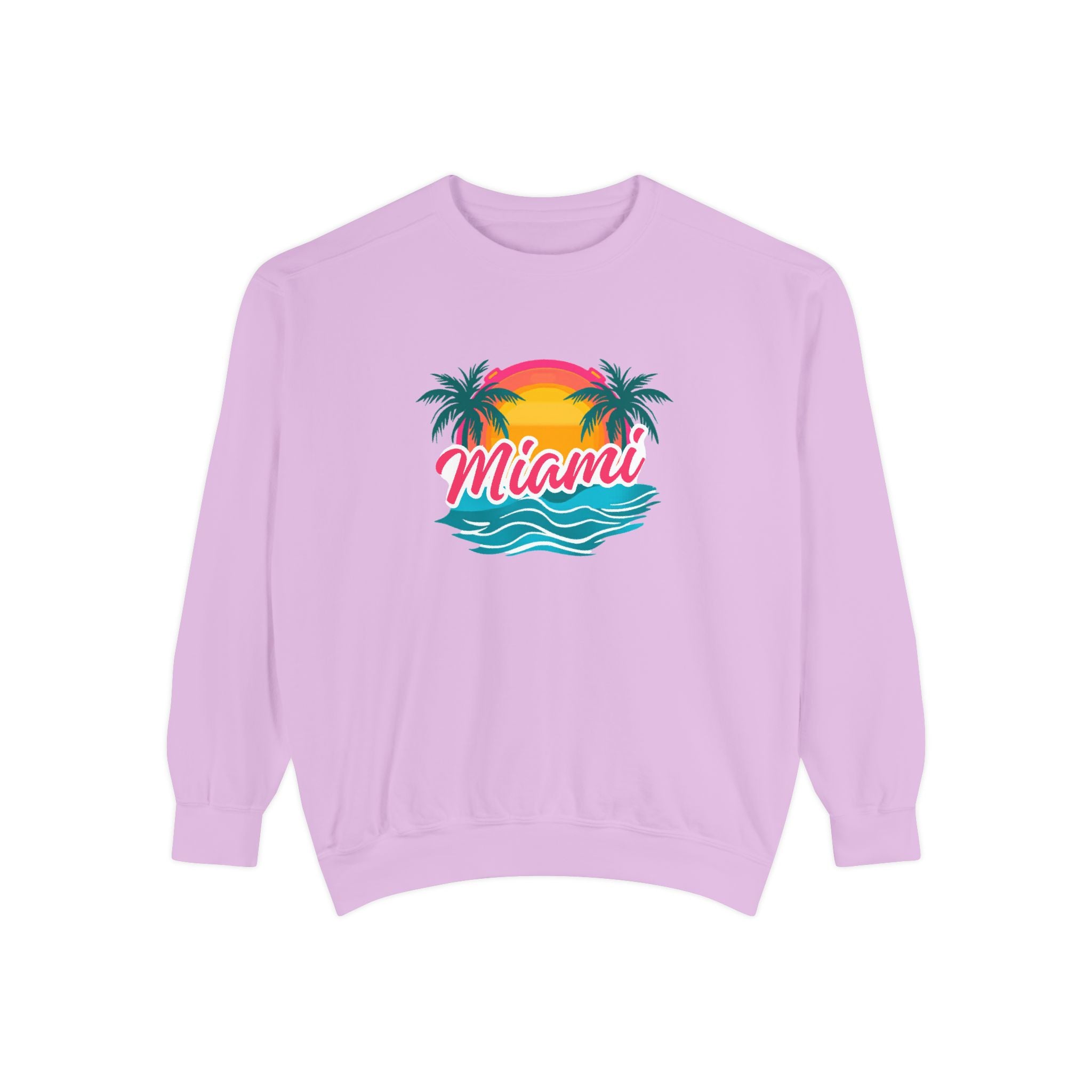 Miami Sunset Sweatshirt — Vintage Palm Beach Crewneck