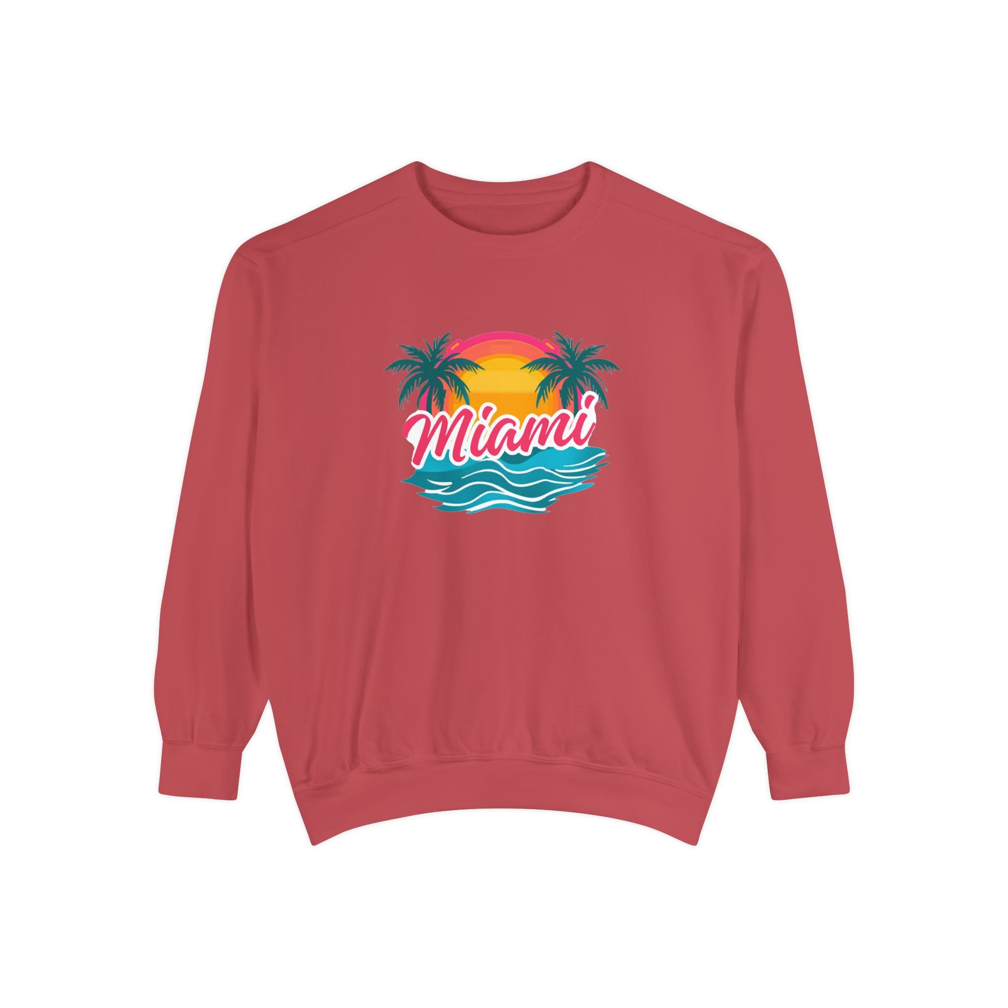 Miami Sunset Sweatshirt — Vintage Palm Beach Crewneck