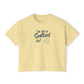 Women’s Boxy Tee - "I’m on a Seafood Diet" Funny Graphic T-Shirt