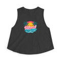 Miami Sunset Crop Top — Retro Palm Beach Tank