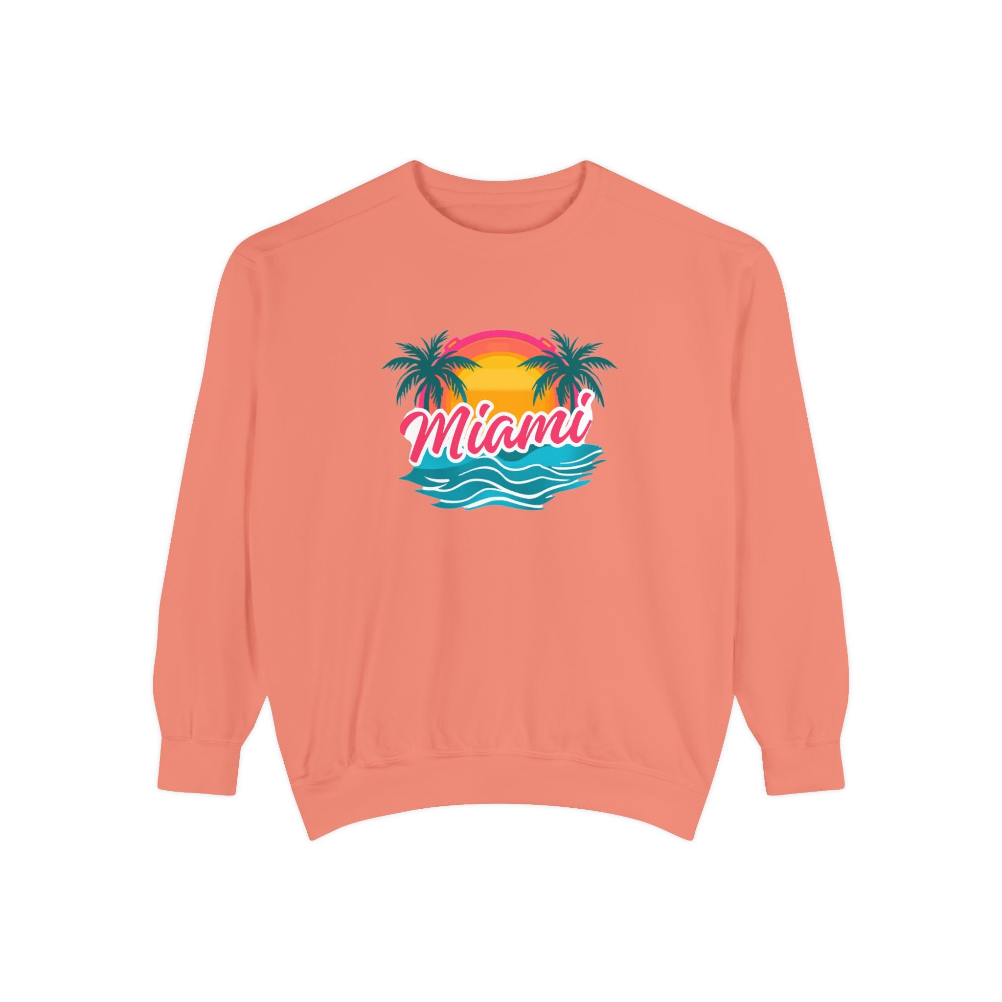 Miami Sunset Sweatshirt — Vintage Palm Beach Crewneck
