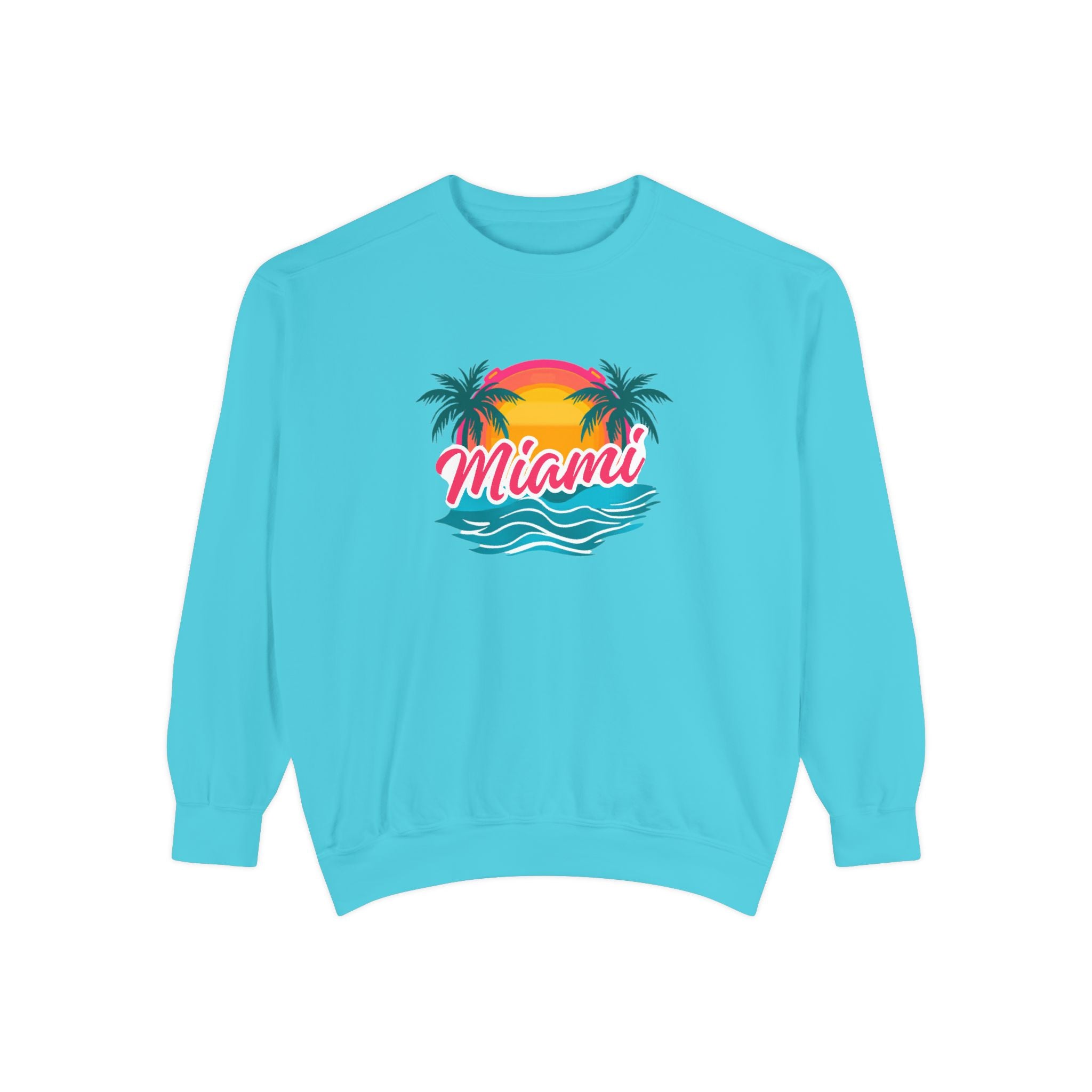 Miami Sunset Sweatshirt — Vintage Palm Beach Crewneck