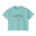 Women's Boxy Tee — "I'm a su-purr-visor of fine naps" Cute Cat Nap Graphic T-Shirt