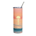 Sunset Ocean 20oz Stainless Tumbler — Beachy Sunset Travel Cup