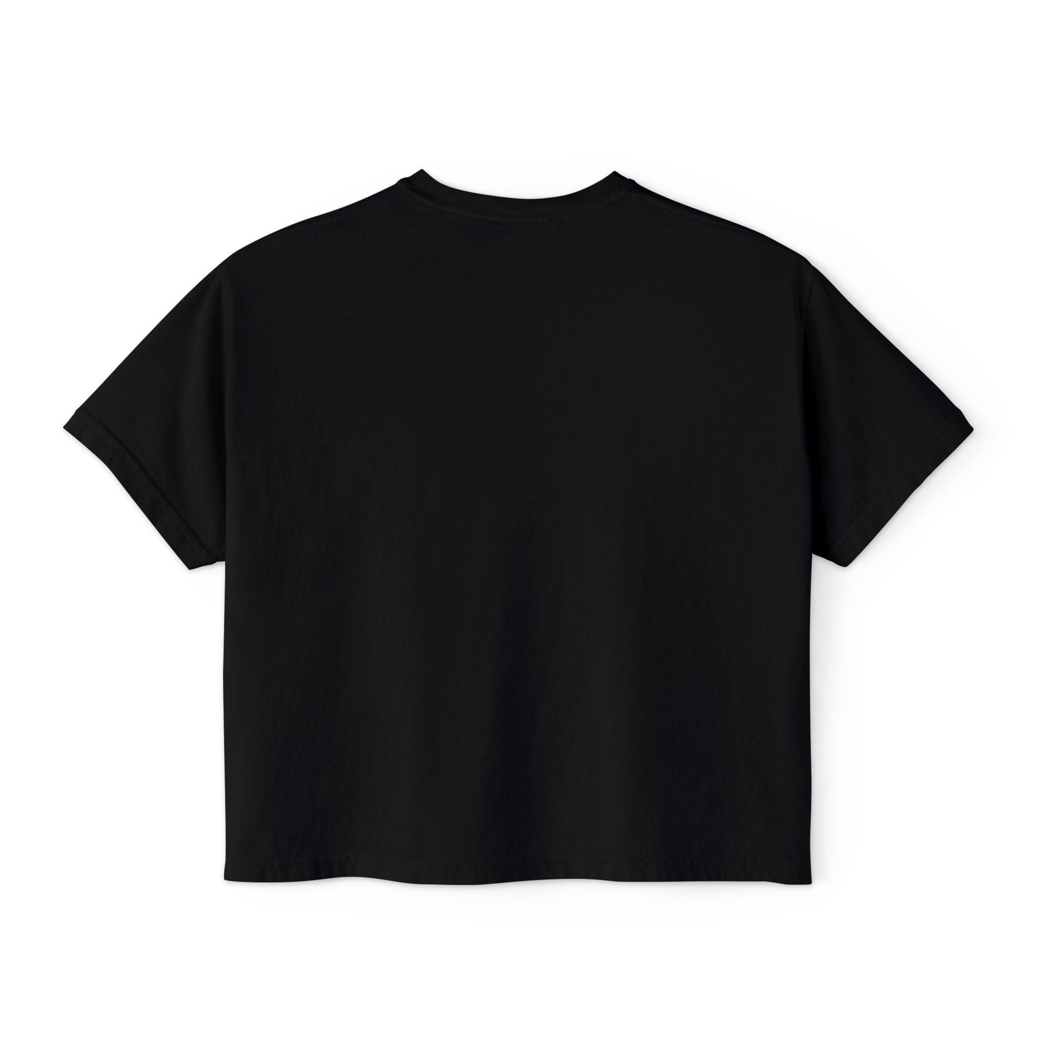 Chill Vibes Only Floral Boxy Tee — Women's Relaxed Crop T‑Shirt