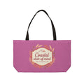 Weekender Tote Bag — "Coastal State of Mind" Beach Weekend Tote