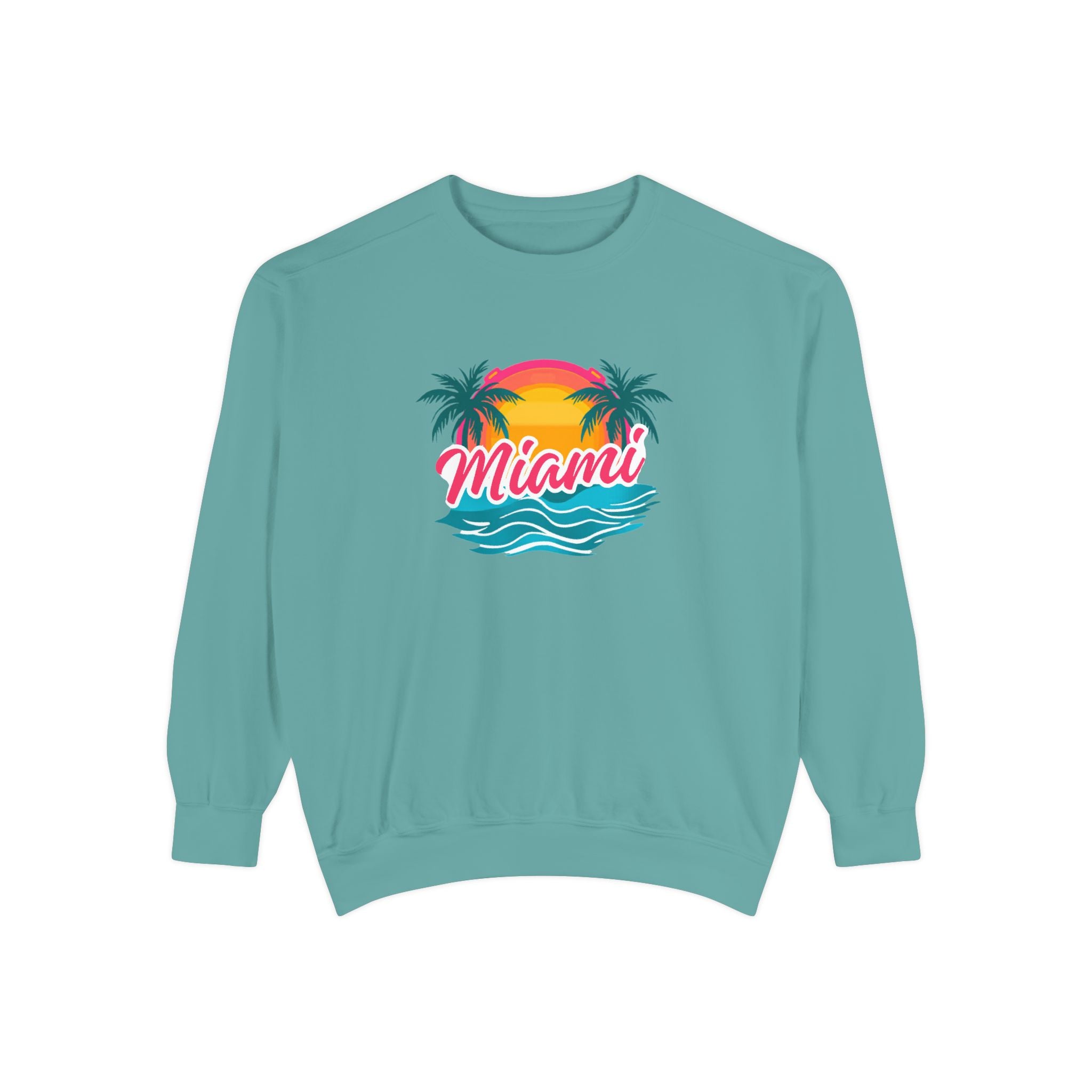 Miami Sunset Sweatshirt — Vintage Palm Beach Crewneck